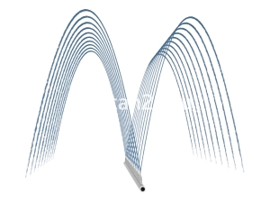 Линия насадок L=3 м, 15 шт x 7 мм