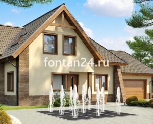 Фонтан для парка "Суперкуб" 3x3 м